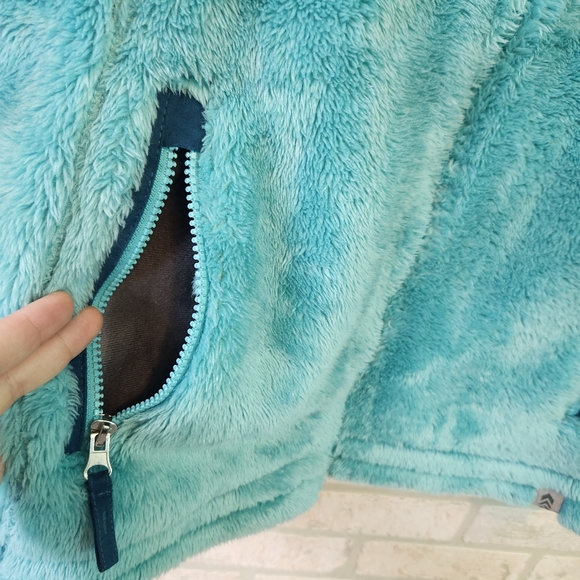 Free Country Womens Teal Soft Cozy Full Zip Vest L - Picture 5 of 13